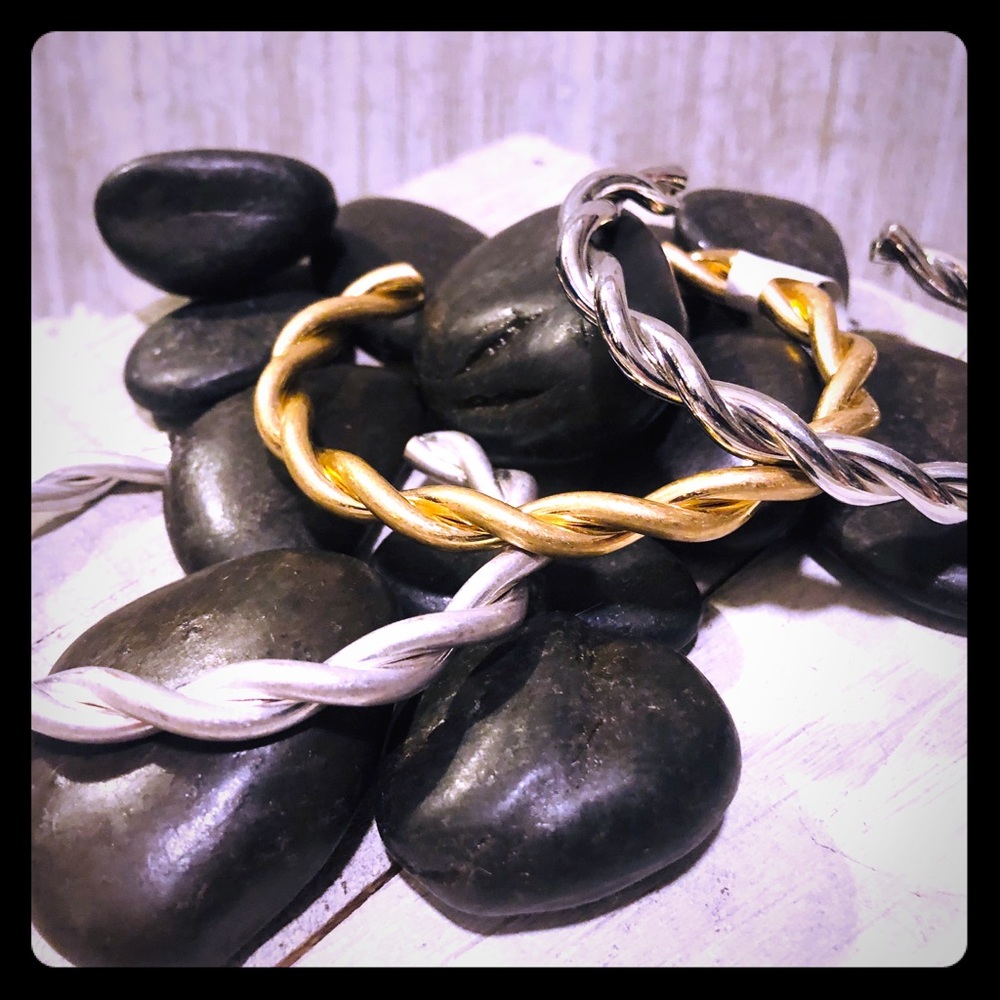Stainless Stackable Twist Bracelet